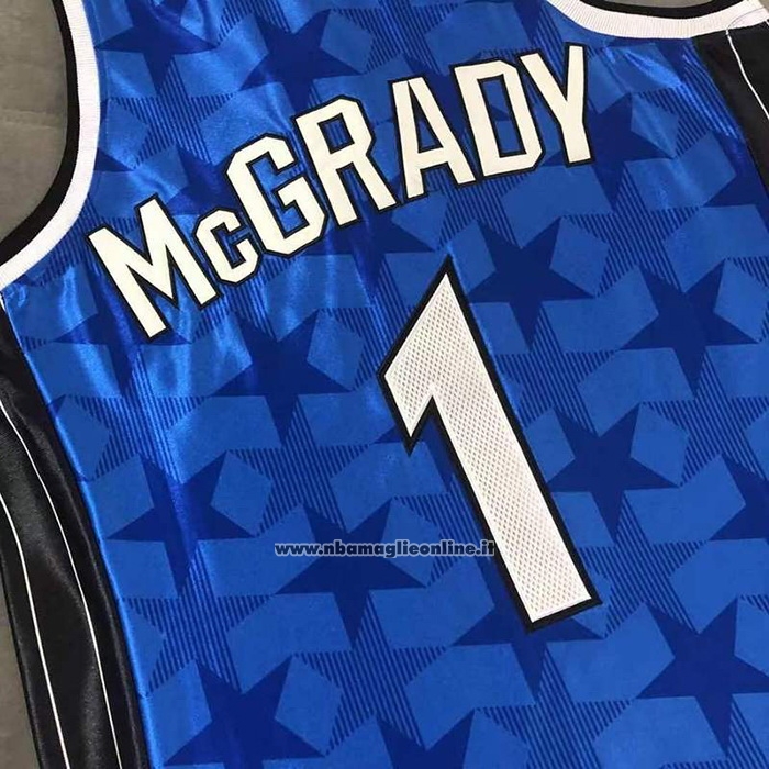 Maglia Orlando Magic Tracy McGrady #1 Mitchell & Ness 2000-01 Blu